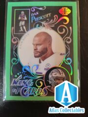 2021 Illusions King of Cards Dak Prescott #KC-10 Green Acetate Dallas Cowboys